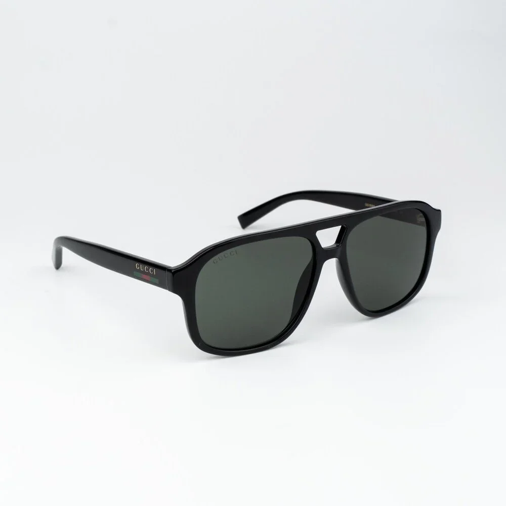 Gucci Men Sunglasses Black Pilot GG1856S 001 NEW AUTHENTIC